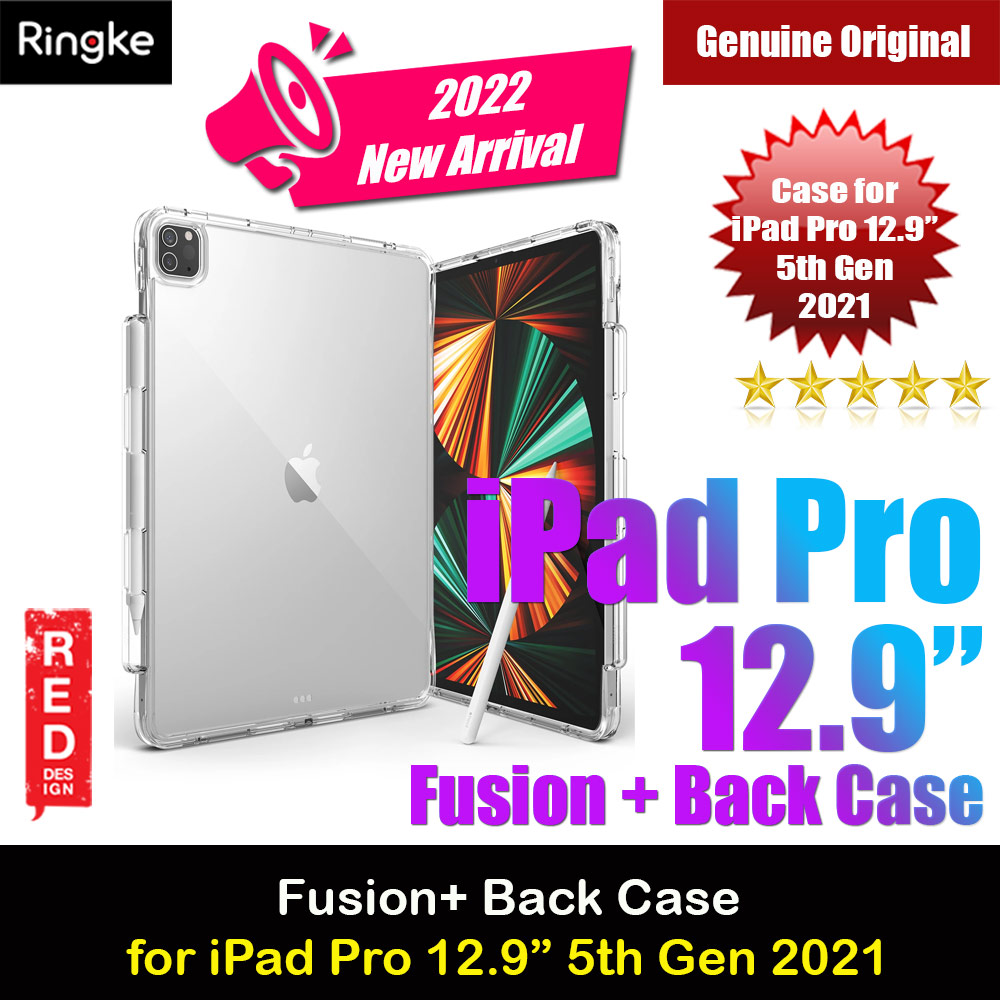 Picture of Ringke Fusion Plus Back Case Protection Case for Apple iPad Pro 12.9 5th Gen 2021 (Clear) Apple iPad Pro 12.9 5th Gen 2021- Apple iPad Pro 12.9 5th Gen 2021 Cases, Apple iPad Pro 12.9 5th Gen 2021 Covers, iPad Cases and a wide selection of Apple iPad Pro 12.9 5th Gen 2021 Accessories in Malaysia, Sabah, Sarawak and Singapore 