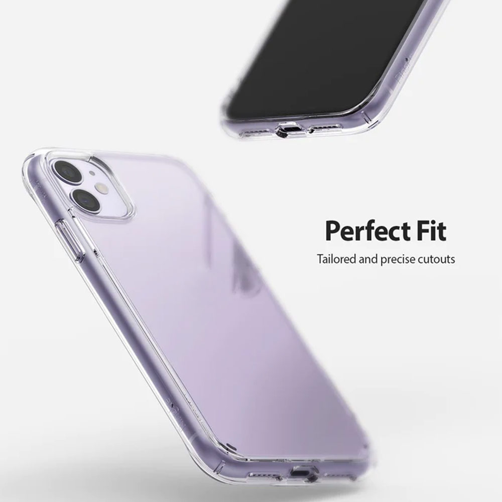 Picture of Apple iPhone 11 6.1 Case | Ringke Fusion Hybrid Protection Drop Protection Case for Apple iPhone 11 (Lavender)