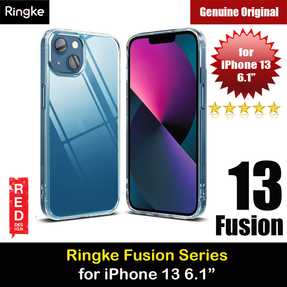 Picture of Ringke Fusion Protection Case for Apple iPhone 13 6.1 (Clear) Apple iPhone 13 6.1- Apple iPhone 13 6.1 Cases, Apple iPhone 13 6.1 Covers, iPad Cases and a wide selection of Apple iPhone 13 6.1 Accessories in Malaysia, Sabah, Sarawak and Singapore 