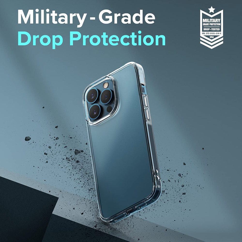 Picture of Apple iPhone 13 Pro 6.1 Case | Ringke Fusion Protection Case for Apple iPhone 13 Pro 6.1 (Clear)