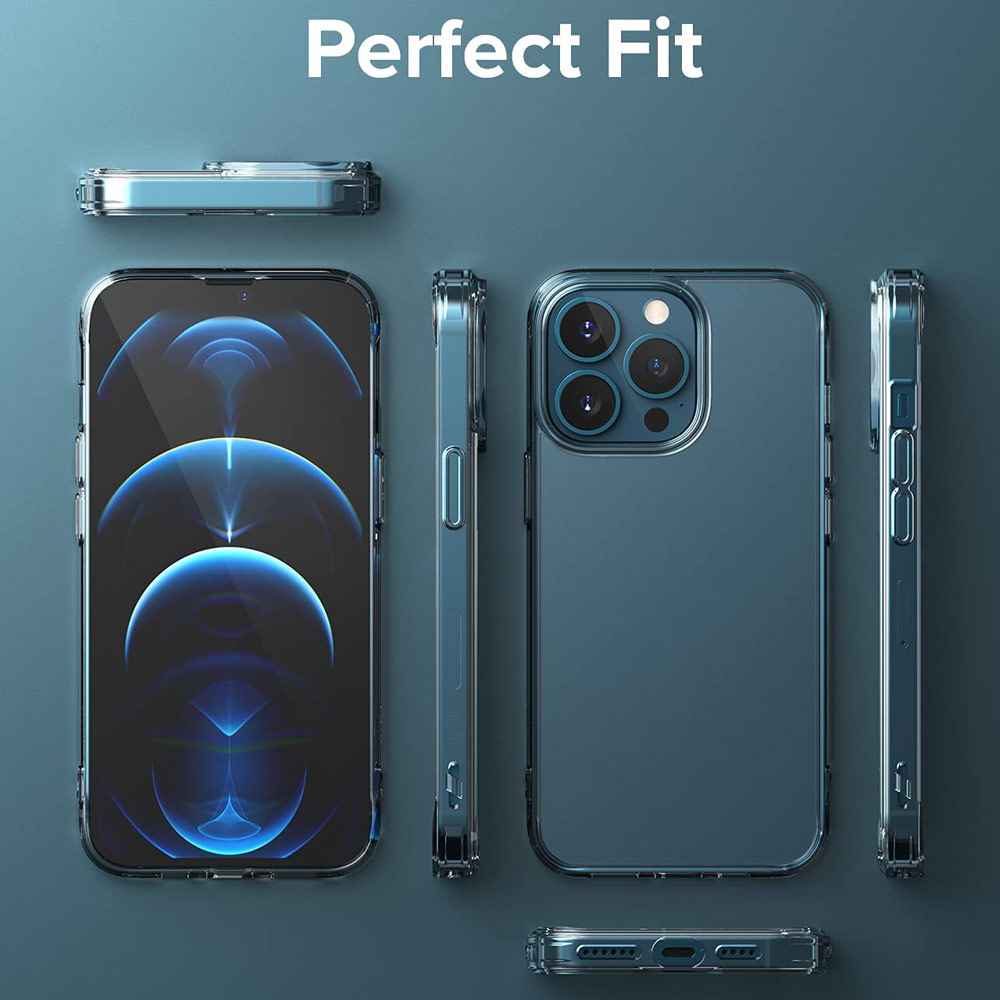 Picture of Apple iPhone 13 Pro 6.1 Case | Ringke Fusion Protection Case for Apple iPhone 13 Pro 6.1 (Clear)