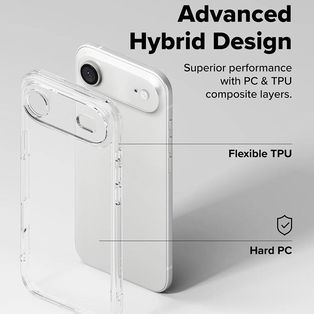 Picture of Apple iPhone Air 6.5 Case | Ringke Fusion Slim Drop Protection Case for iPhone Air 6.5 (Clear)