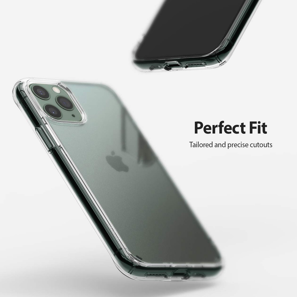 Picture of Apple iPhone 11 Pro 5.8  | Ringke Fusion Matte Anti Fingerprint Extreme Tough Protection for Apple iPhone 11 Pro 5.8 (Matte Clear)