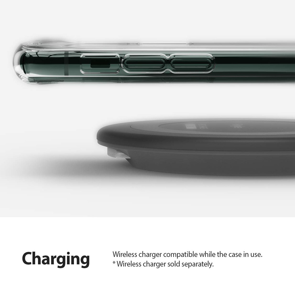 Picture of Apple iPhone 11 Pro 5.8  | Ringke Fusion Matte Anti Fingerprint Extreme Tough Protection for Apple iPhone 11 Pro 5.8 (Matte Clear)