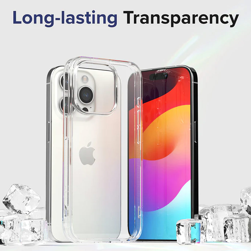 Picture of Apple iPhone 15 Pro Max 6.7 Case | Ringke Fusion Slim Drop Protection Case for Apple iPhone 15 Pro Max 6.7 (Clear)