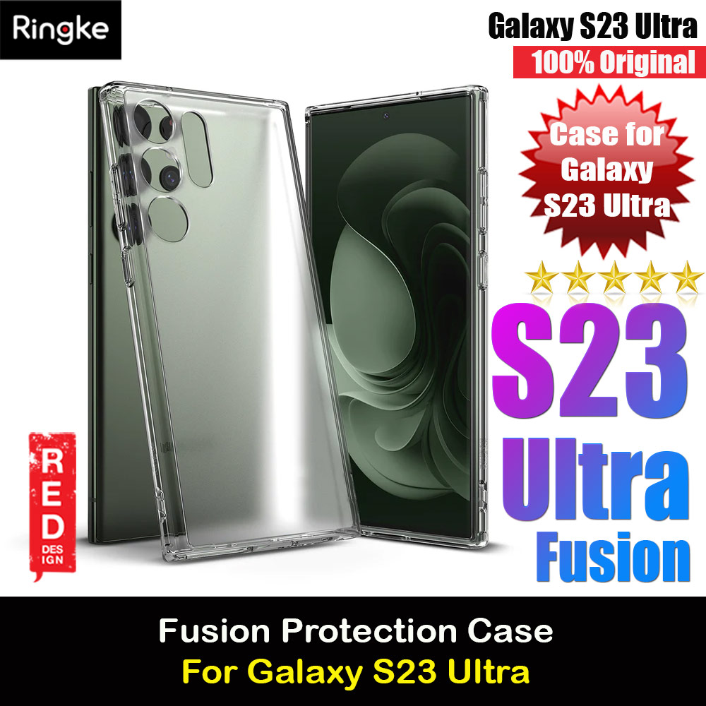 Picture of Ringke Fusion Transparent Protection Case for Samsung Galaxy S23 Ultra (Matte Clear) Samsung Galaxy S23 Ultra- Samsung Galaxy S23 Ultra Cases, Samsung Galaxy S23 Ultra Covers, iPad Cases and a wide selection of Samsung Galaxy S23 Ultra Accessories in Malaysia, Sabah, Sarawak and Singapore 