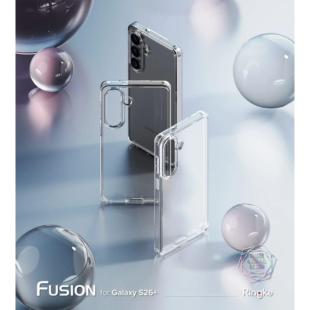 Picture of Samsung Galaxy S26 Plus Case | Ringke Fusion Transparent Protection Case for Samsung Galaxy S26 Plus (Matte Clear)