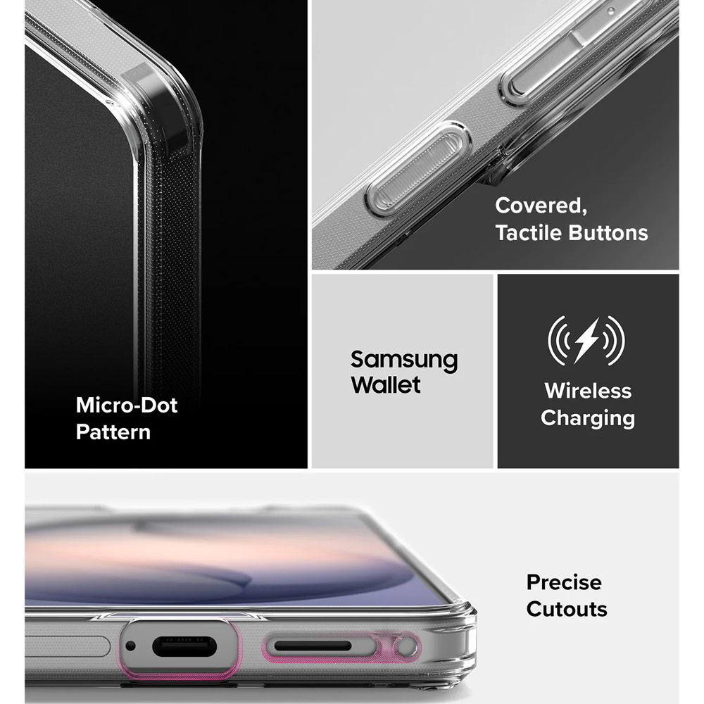 Picture of Samsung Galaxy S26 Plus Case | Ringke Fusion Transparent Protection Case for Samsung Galaxy S26 Plus (Matte Clear)