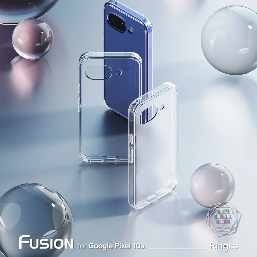 Picture of Samsung Galaxy A57 Case | Ringke Fusion Transparent Hybrid Protection Case for Google Pixel 10a (Clear)