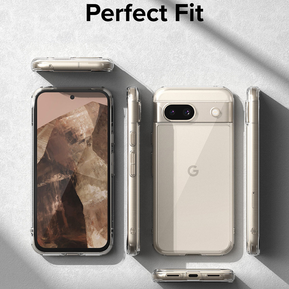 Picture of Google Pixel 8a Case | Ringke Fusion Clear Drop Drop Protection Case for Google Pixel 8a (Clear)