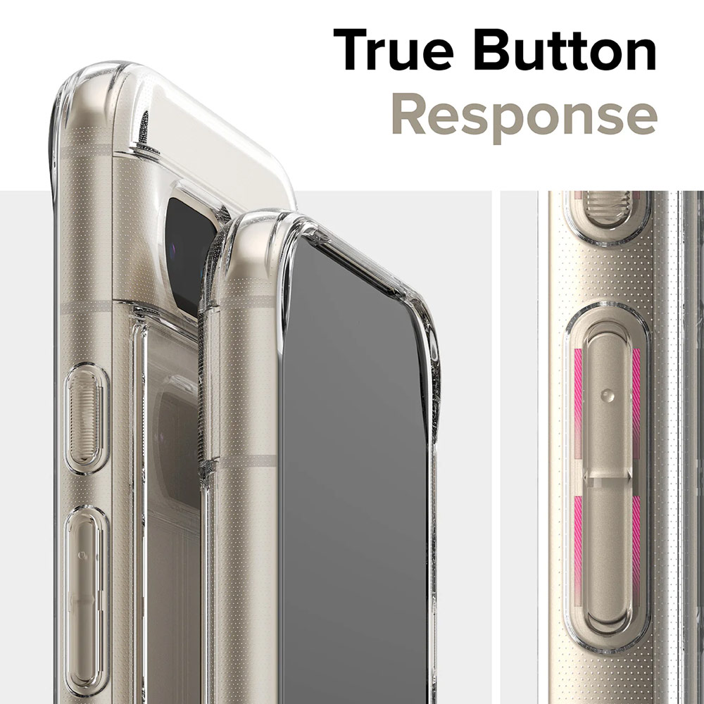 Picture of Google Pixel 8a Case | Ringke Fusion Clear Drop Drop Protection Case for Google Pixel 8a (Clear)