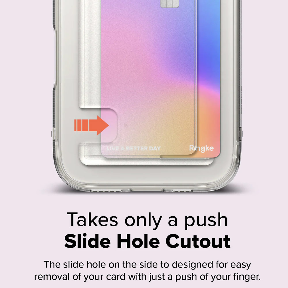 Picture of Apple iPhone 16 Pro 6.3 Case | Ringke Fusion Card Drop Protection Case for  iPhone 16 Pro 6.3 (Clear)