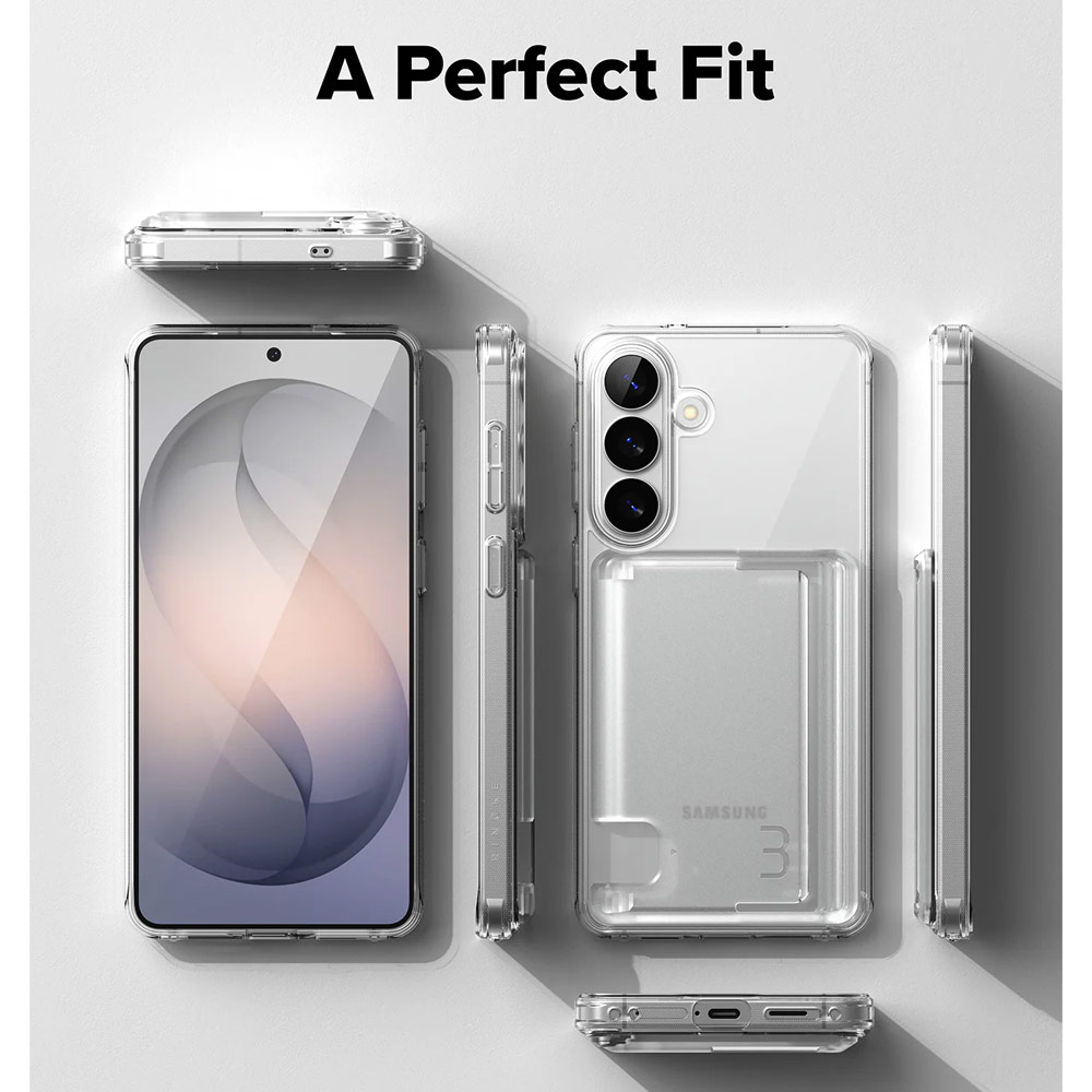 Picture of Samsung Galaxy S26 Case | Ringke Fusion Card Holder Protection Case for Samsung Galaxy S26 (Clear)