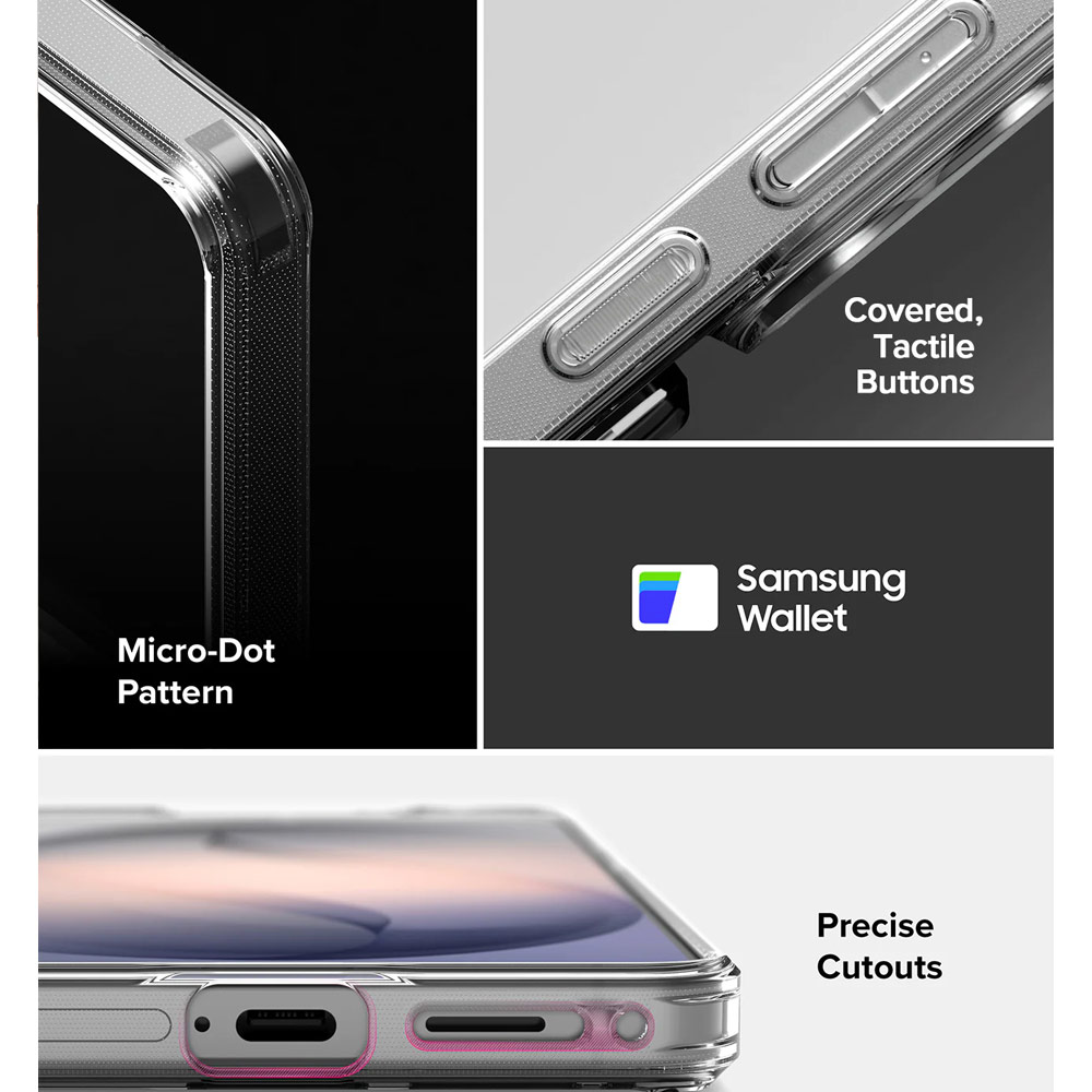 Picture of Samsung Galaxy S26 Plus Case | Ringke Fusion Card Holder Protection Case for Samsung Galaxy S26 Plus(Clear)