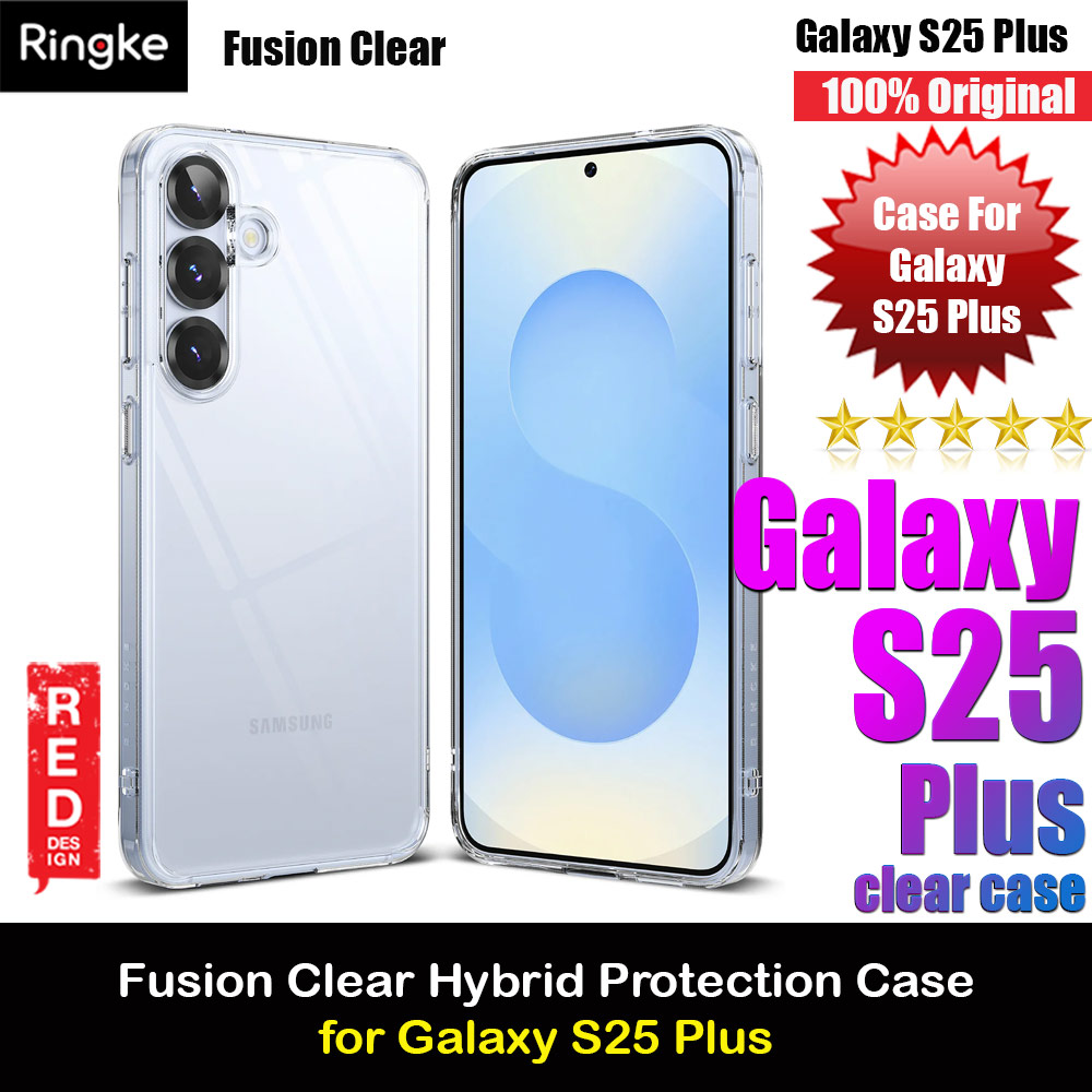 Picture of Ringke Fusion Transparent Protection Case for Samsung Galaxy S25 Plus (Clear) Samsung Galaxy S25 Plus- Samsung Galaxy S25 Plus Cases, Samsung Galaxy S25 Plus Covers, iPad Cases and a wide selection of Samsung Galaxy S25 Plus Accessories in Malaysia, Sabah, Sarawak and Singapore 