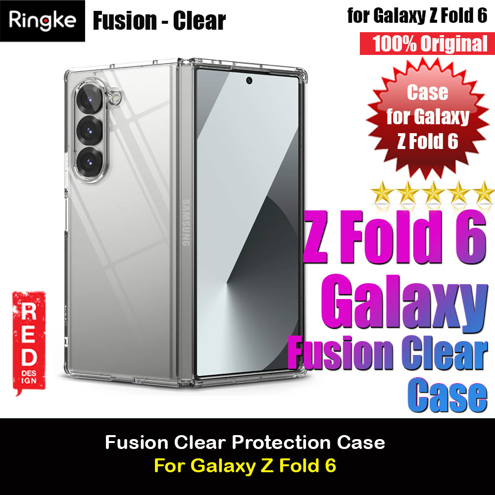 Picture of Ringke Fusion  Protection Case with Strap Hole for Samsung Galaxy Z Fold 6 (Clear) Samsung Galaxy Z Fold 6- Samsung Galaxy Z Fold 6 Cases, Samsung Galaxy Z Fold 6 Covers, iPad Cases and a wide selection of Samsung Galaxy Z Fold 6 Accessories in Malaysia, Sabah, Sarawak and Singapore 