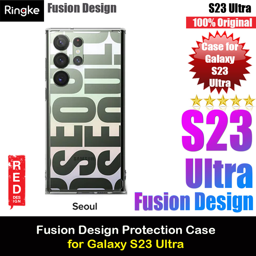 Picture of Ringke Fusion Design Transparent Protection Case for Samsung Galaxy S23 Ultra (Seoul) Samsung Galaxy S23 Ultra- Samsung Galaxy S23 Ultra Cases, Samsung Galaxy S23 Ultra Covers, iPad Cases and a wide selection of Samsung Galaxy S23 Ultra Accessories in Malaysia, Sabah, Sarawak and Singapore 