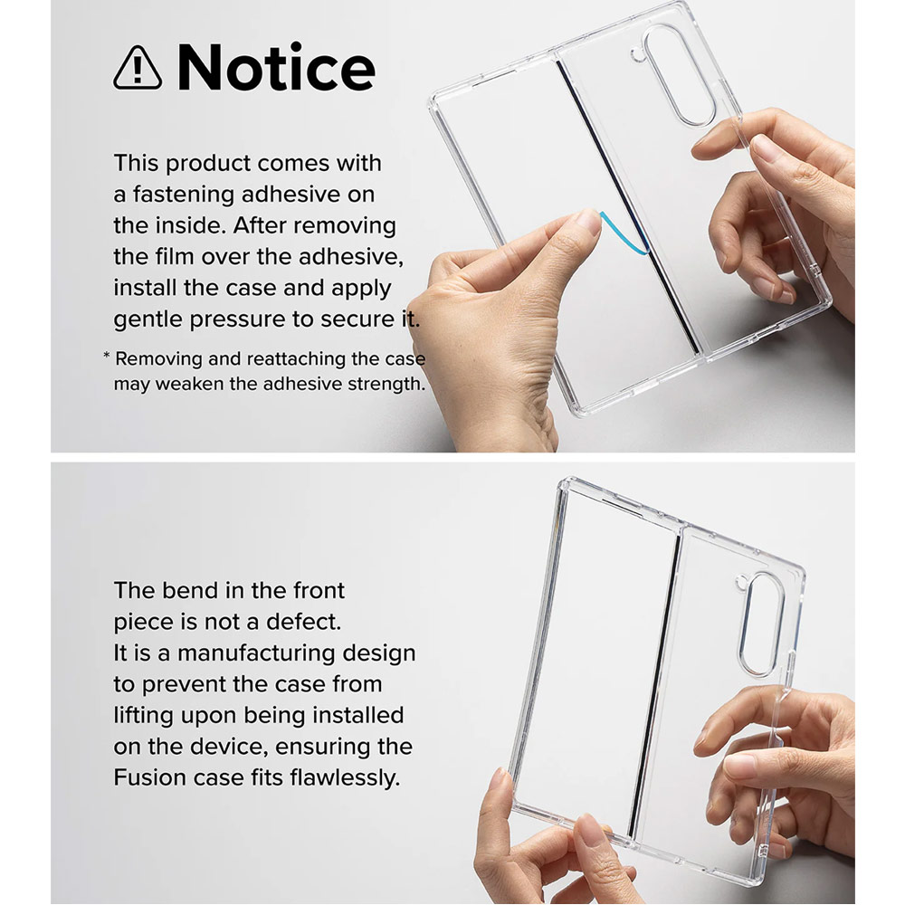 Picture of Samsung Galaxy Z Fold 6 Case | Ringke Fusion Design Protection Case with Strap Hole for Samsung Galaxy Z Fold 6 (Dry Flowers)