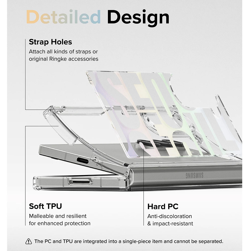 Picture of Samsung Galaxy Z Fold 6 Case | Ringke Fusion Design Protection Case with Strap Hole for Samsung Galaxy Z Fold 6 (Seoul)