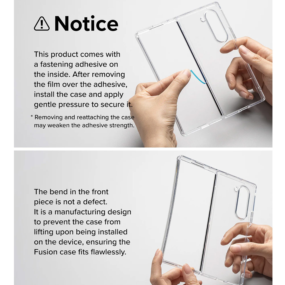 Picture of Samsung Galaxy Z Fold 6 Case | Ringke Fusion Design Protection Case with Strap Hole for Samsung Galaxy Z Fold 6 (Seoul)