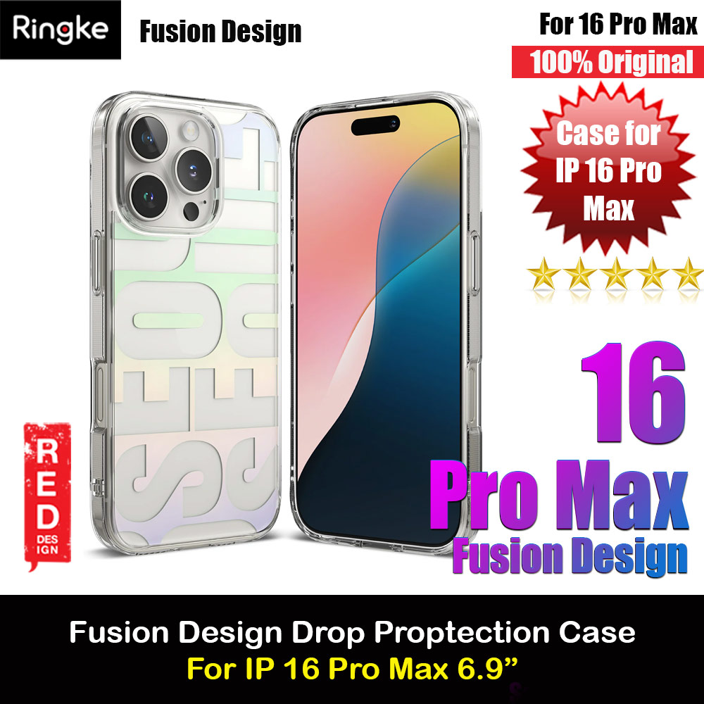 Picture of Ringke Fusion Design Drop Protection Case for iPhone 16 Pro Max 6.9 (Seoul) Apple iPhone 16 Pro Max 6.9- Apple iPhone 16 Pro Max 6.9 Cases, Apple iPhone 16 Pro Max 6.9 Covers, iPad Cases and a wide selection of Apple iPhone 16 Pro Max 6.9 Accessories in Malaysia, Sabah, Sarawak and Singapore 