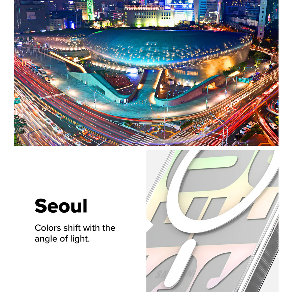 Picture of Samsung Galaxy S26 Plus Case | Ringke Fusion Design Magnetic Transparent Protection Case for Samsung Galaxy S26 Plus (Seoul)