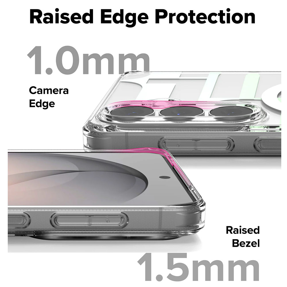 Picture of Samsung Galaxy S26 Plus Case | Ringke Fusion Design Magnetic Transparent Protection Case for Samsung Galaxy S26 Plus (Seoul)