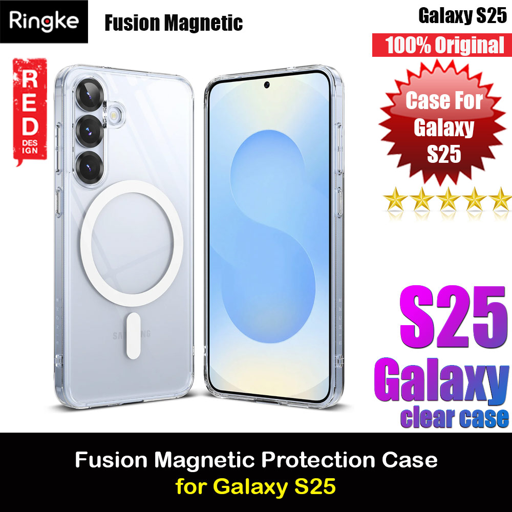 Picture of Ringke Fusion Magnetic Transparent Protection Case for Samsung Galaxy S25 (Clear) Samsung Galaxy S25- Samsung Galaxy S25 Cases, Samsung Galaxy S25 Covers, iPad Cases and a wide selection of Samsung Galaxy S25 Accessories in Malaysia, Sabah, Sarawak and Singapore 