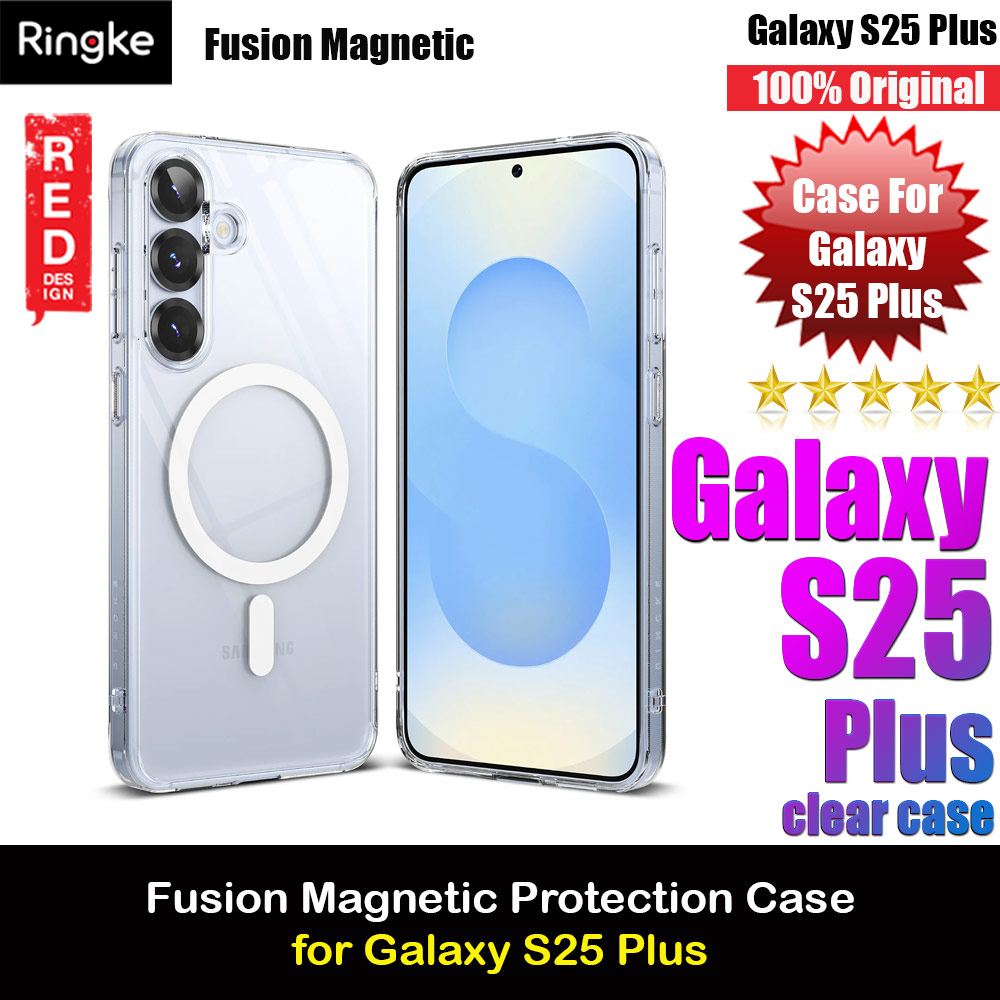 Picture of Ringke Fusion Magnetic Transparent Protection Case for Samsung Galaxy S25 Plus (Clear) Samsung Galaxy S25 Plus- Samsung Galaxy S25 Plus Cases, Samsung Galaxy S25 Plus Covers, iPad Cases and a wide selection of Samsung Galaxy S25 Plus Accessories in Malaysia, Sabah, Sarawak and Singapore 