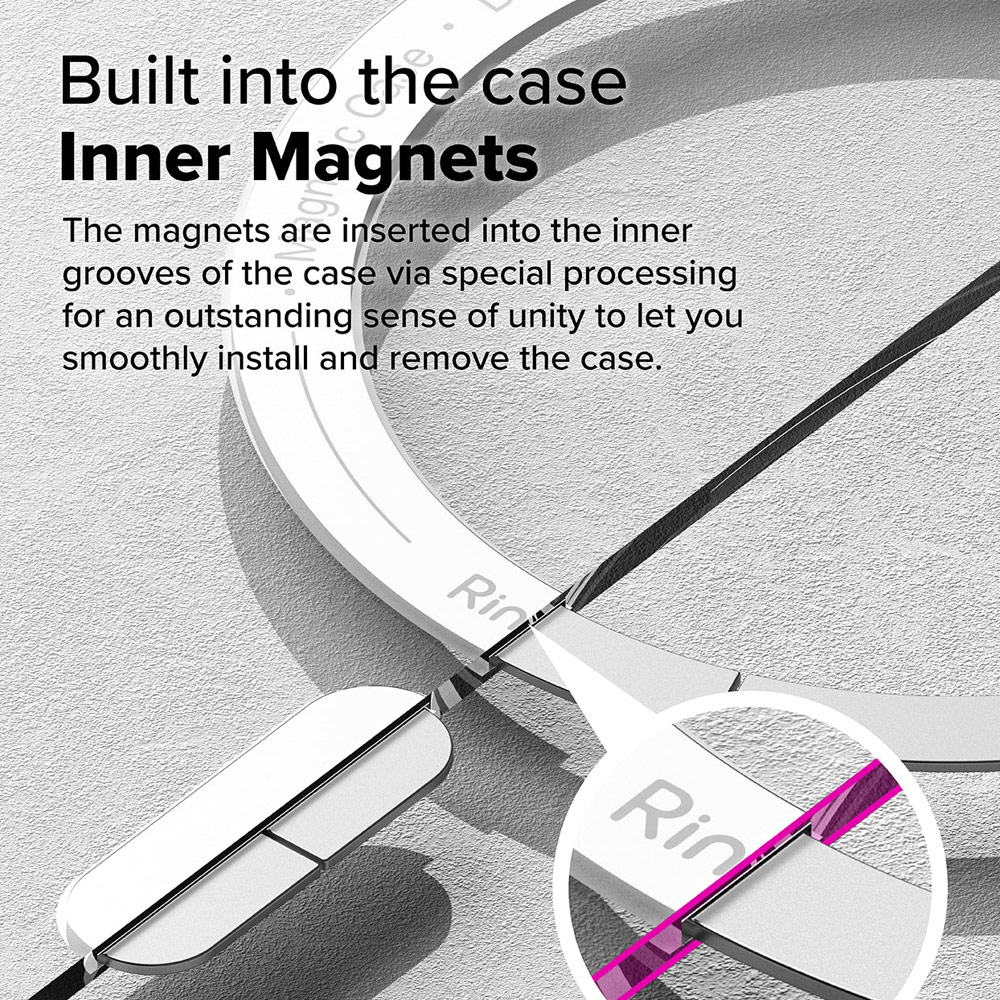 Picture of Apple iPhone 16 Pro Max 6.9 Case | Ringke Fusion Magnetic Slim Drop Protection Case Magsafe Compatible for  iPhone 16 Pro Max 6.9 (Matte)