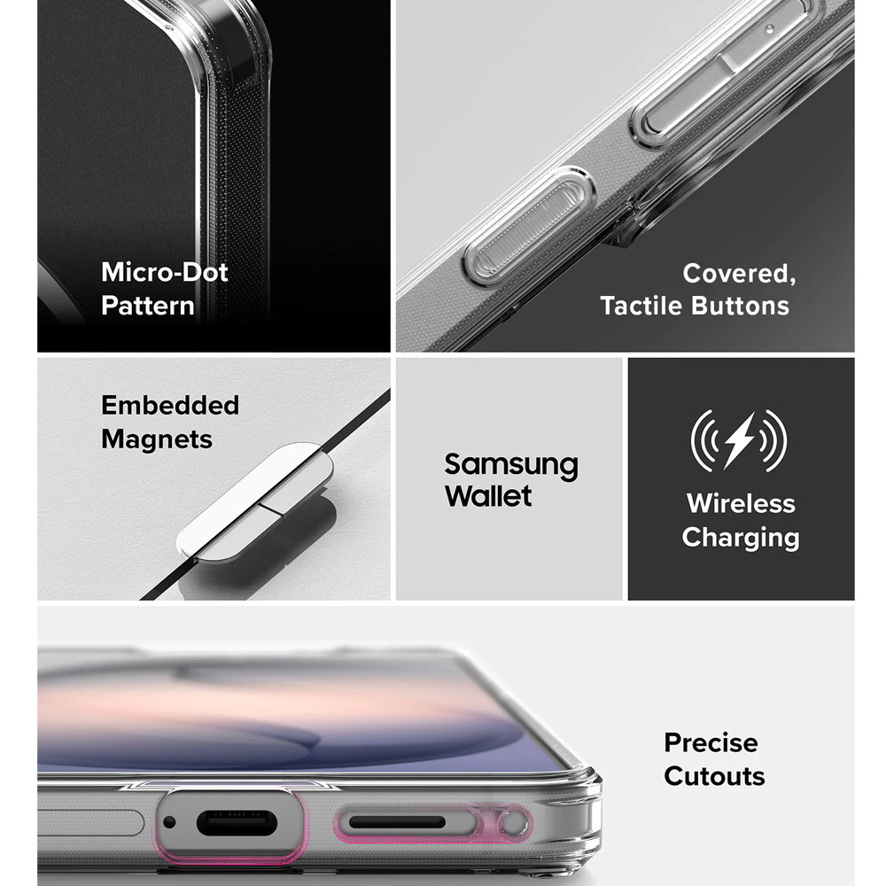 Picture of Samsung Galaxy S26 Case | Ringke Fusion Magnetic Transparent Protection Case for Samsung Galaxy S26 (Matte)