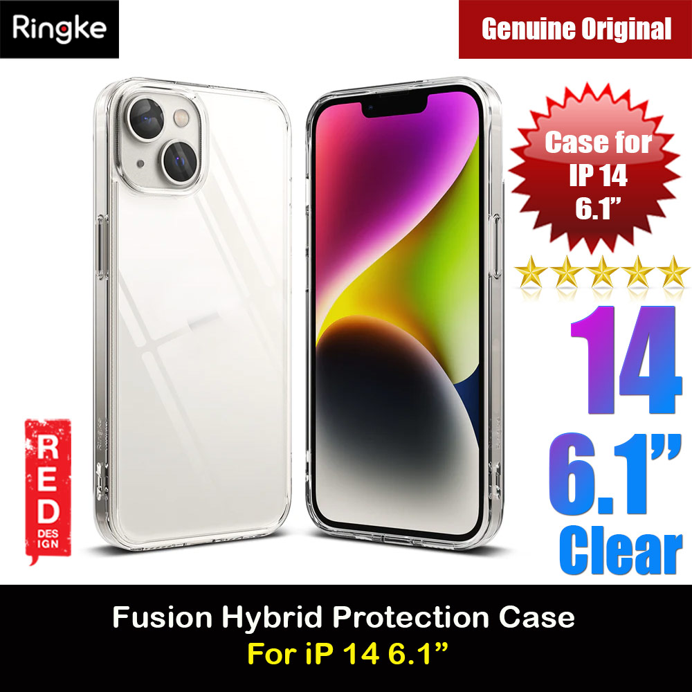 Picture of Ringke Fusion Protection Case for Apple iPhone 14 6.1 (Clear) Apple iPhone 14 6.1- Apple iPhone 14 6.1 Cases, Apple iPhone 14 6.1 Covers, iPad Cases and a wide selection of Apple iPhone 14 6.1 Accessories in Malaysia, Sabah, Sarawak and Singapore 