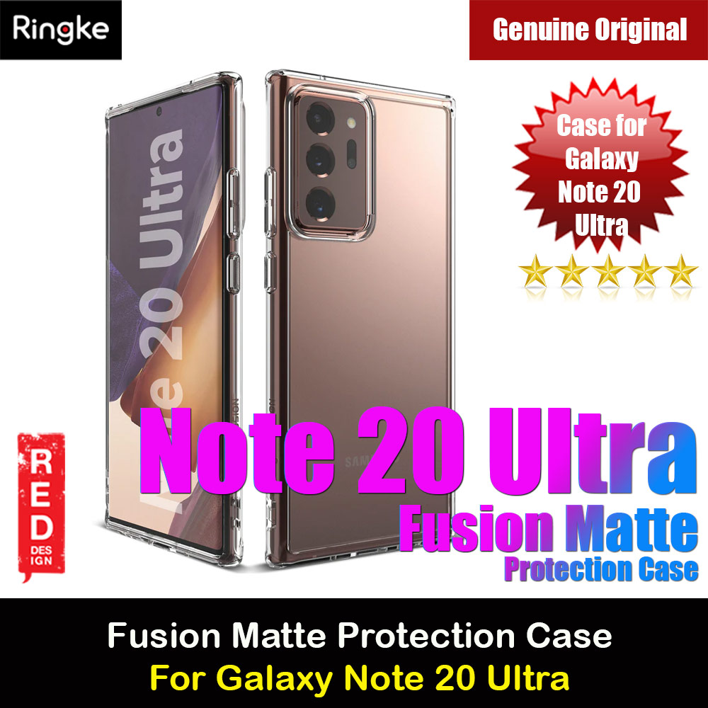 Picture of Ringke Fusion Matte Protection Case for Samsung Galaxy Note 20 Ultra 6.9 (Matte Clear) Samsung Galaxy Note 20 Ultra- Samsung Galaxy Note 20 Ultra Cases, Samsung Galaxy Note 20 Ultra Covers, iPad Cases and a wide selection of Samsung Galaxy Note 20 Ultra Accessories in Malaysia, Sabah, Sarawak and Singapore 