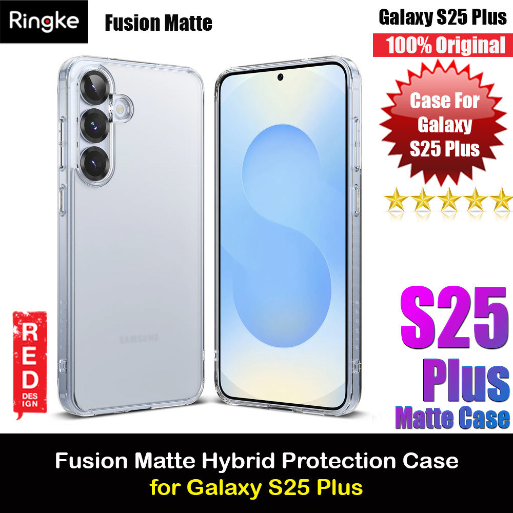 Picture of Ringke Fusion Transparent Protection Case for Samsung Galaxy S25 Plus (Matte) Samsung Galaxy S25 Plus- Samsung Galaxy S25 Plus Cases, Samsung Galaxy S25 Plus Covers, iPad Cases and a wide selection of Samsung Galaxy S25 Plus Accessories in Malaysia, Sabah, Sarawak and Singapore 