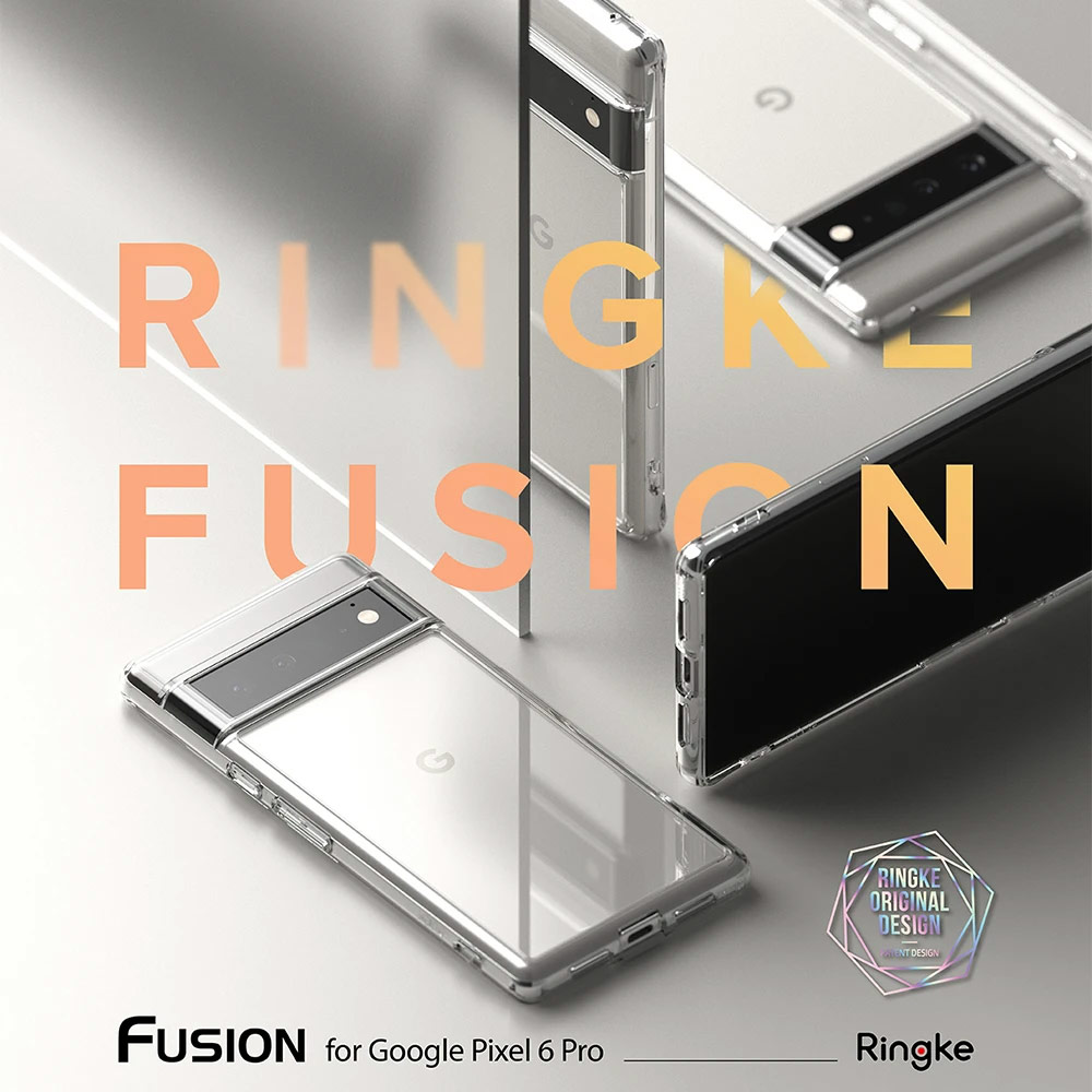 Picture of Google Pixel 6 Pro Case | Ringke Fusion Protection Case for Google Pixel 6 Pro (Clear)