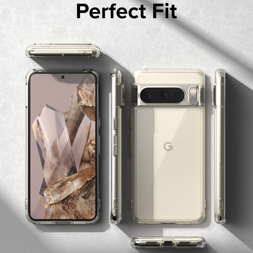 Picture of Google Pixel 8	 Pro Case | Ringke Fusion Protection Case for Google Pixel 8 Pro (Clear)