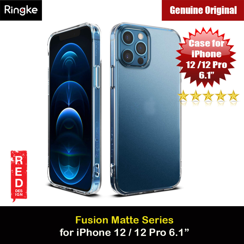 Picture of Ringke Fusion Matte Protection Case for Apple iPhone 12 iPhone 12 Pro 6.1 (Matte Clear) Apple iPhone 12 6.1- Apple iPhone 12 6.1 Cases, Apple iPhone 12 6.1 Covers, iPad Cases and a wide selection of Apple iPhone 12 6.1 Accessories in Malaysia, Sabah, Sarawak and Singapore 