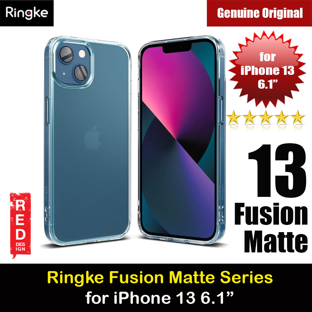 Picture of Ringke Fusion Matte Protection Case for Apple iPhone 13 6.1 (Matte Clear) Apple iPhone 13 6.1- Apple iPhone 13 6.1 Cases, Apple iPhone 13 6.1 Covers, iPad Cases and a wide selection of Apple iPhone 13 6.1 Accessories in Malaysia, Sabah, Sarawak and Singapore 