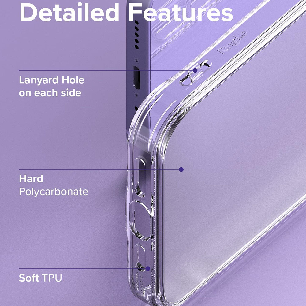 Picture of Apple iPhone 13 mini 5.4 Case | Ringke Fusion Matte Protection Case for Apple iPhone 13 Mini 5.4 (Matte Clear)