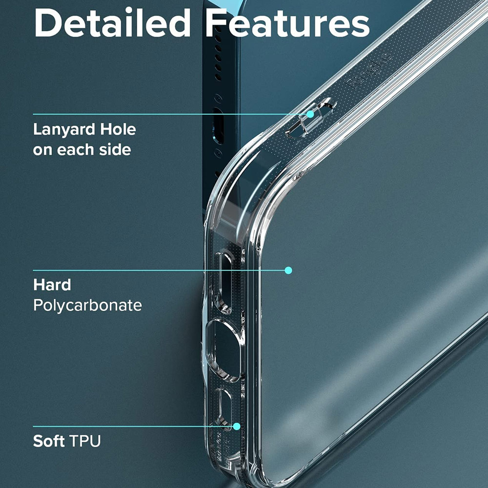 Picture of Apple iPhone 13 Pro 6.1 Case | Ringke Fusion Matte Protection Case for Apple iPhone 13 Pro 6.1 (Matte Clear)