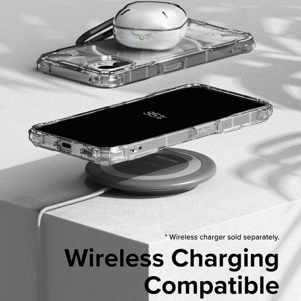 Picture of Nothing Phone 2 Case | Ringke Fusion X High Level Protection Case for Nothing Phone 2  (Clear)