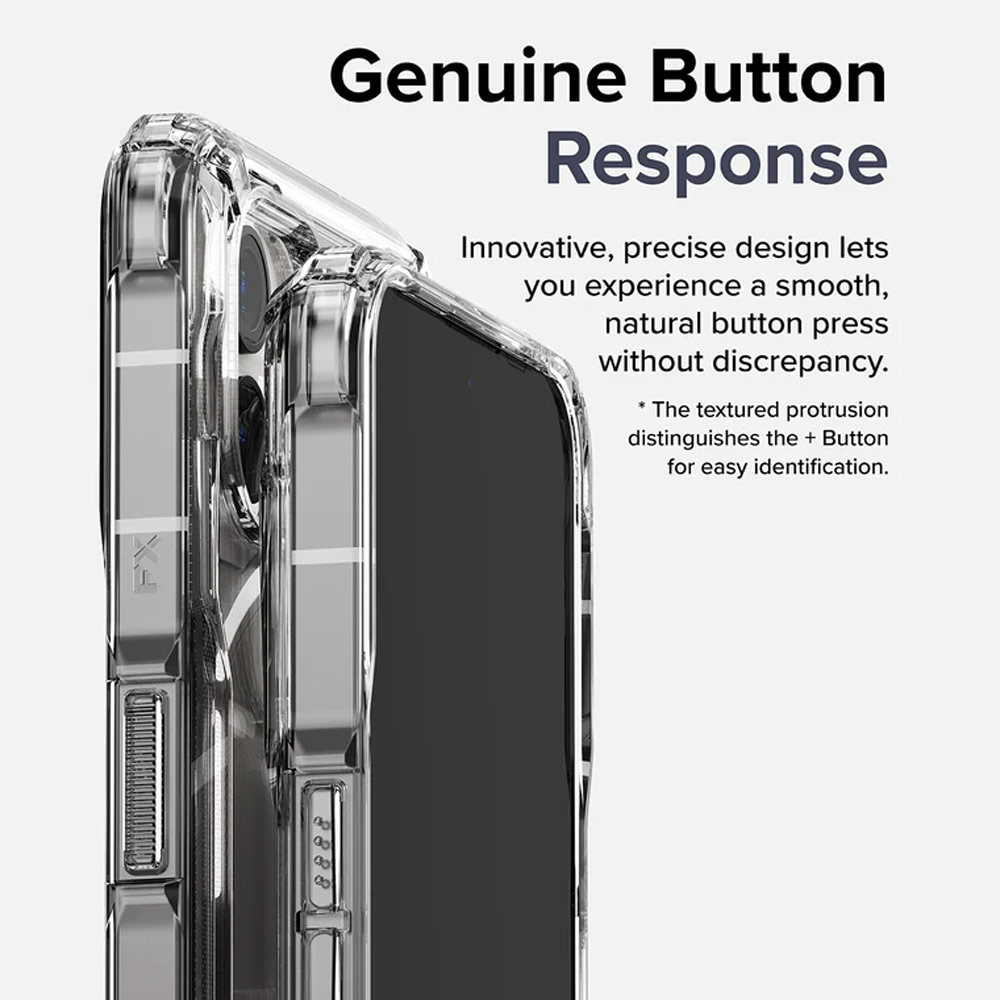 Picture of Nothing Phone 2 Case | Ringke Fusion X High Level Protection Case for Nothing Phone 2  (Clear)