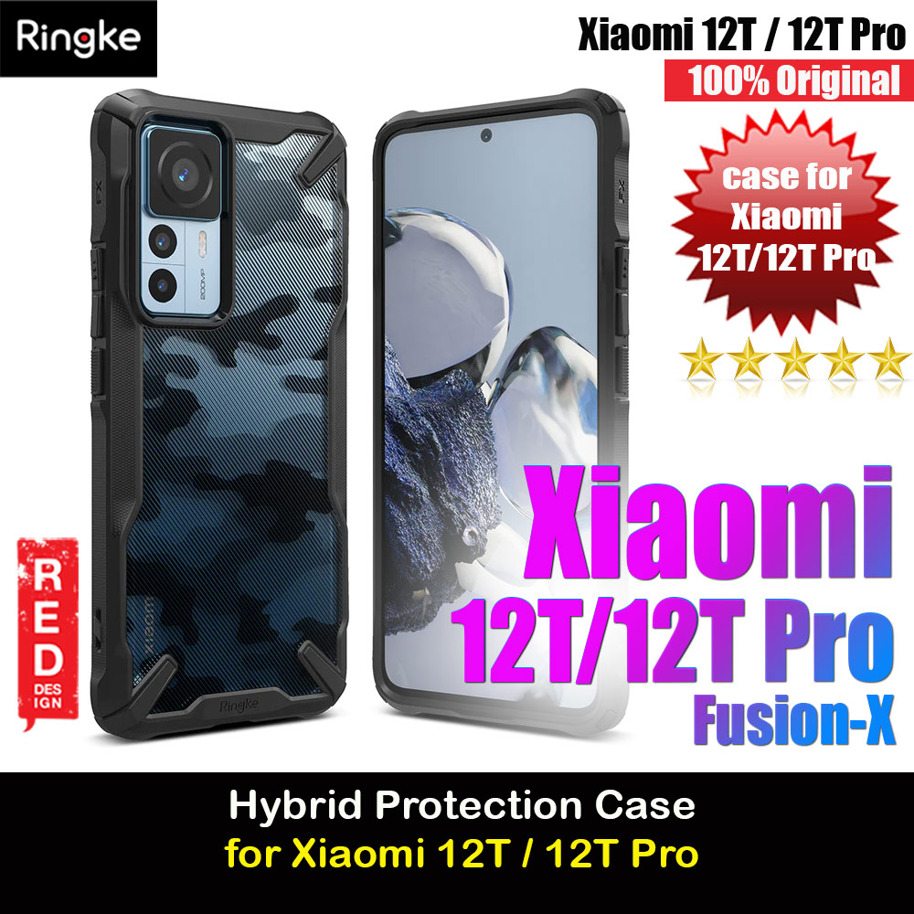 Picture of Ringke Fusion X Drop Protection Case for Xiaomi Mi 12T 12T Pro (Camo Black) Xiaomi 12T / 12T Pro- Xiaomi 12T / 12T Pro Cases, Xiaomi 12T / 12T Pro Covers, iPad Cases and a wide selection of Xiaomi 12T / 12T Pro Accessories in Malaysia, Sabah, Sarawak and Singapore 