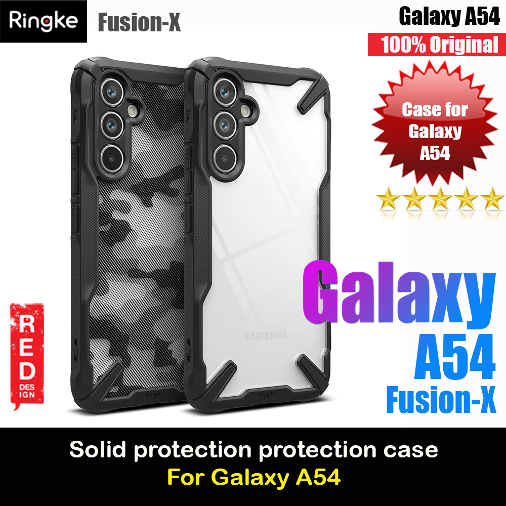 Picture of Ringke Fusion X Solid TPU Frames Drop Protection Case for Samsung Galaxy A54 5G (Camo Black) Samsung Galaxy A54 5G- Samsung Galaxy A54 5G Cases, Samsung Galaxy A54 5G Covers, iPad Cases and a wide selection of Samsung Galaxy A54 5G Accessories in Malaysia, Sabah, Sarawak and Singapore 