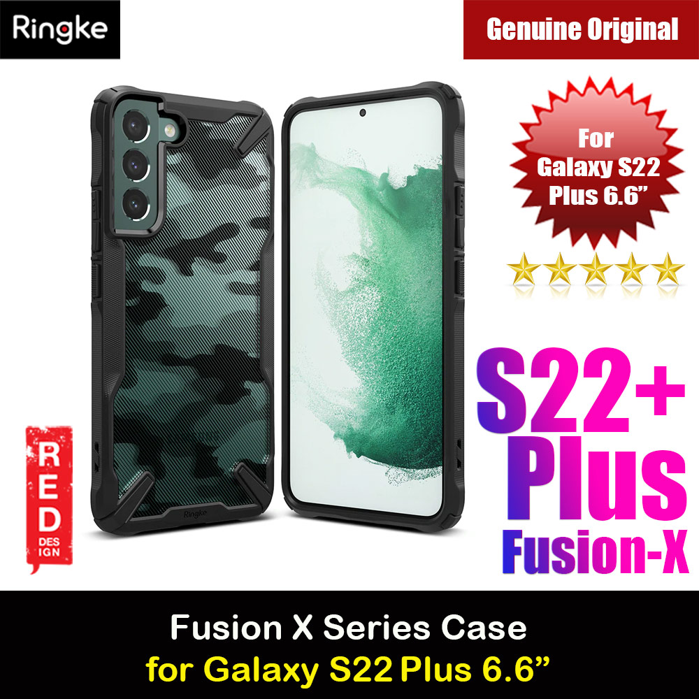 Picture of Ringke Fusion X Protection Case for Samsung Galaxy S22 Plus 6.6 (Camo Black) Samsung Galaxy S22 Plus 6.6- Samsung Galaxy S22 Plus 6.6 Cases, Samsung Galaxy S22 Plus 6.6 Covers, iPad Cases and a wide selection of Samsung Galaxy S22 Plus 6.6 Accessories in Malaysia, Sabah, Sarawak and Singapore 