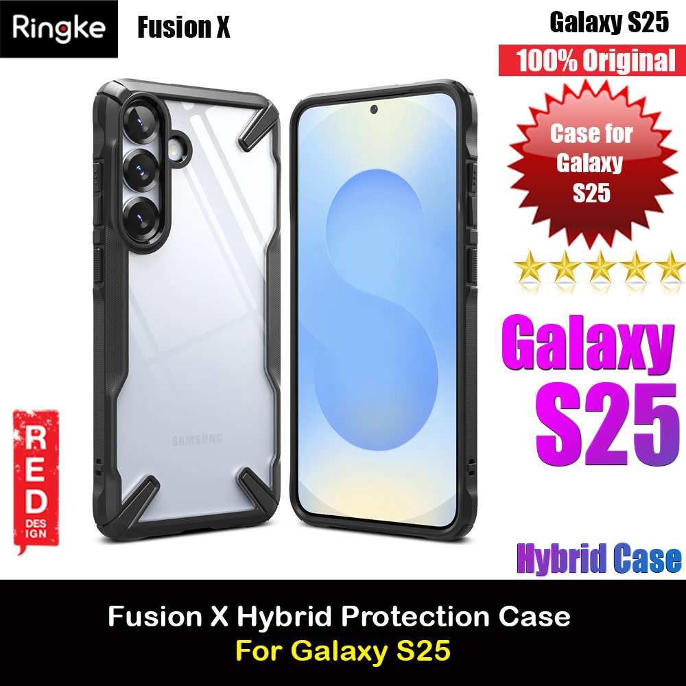 Picture of Ringke Fusion X Transparent Protection Case for Samsung Galaxy S25 (Black) Samsung Galaxy S25- Samsung Galaxy S25 Cases, Samsung Galaxy S25 Covers, iPad Cases and a wide selection of Samsung Galaxy S25 Accessories in Malaysia, Sabah, Sarawak and Singapore 