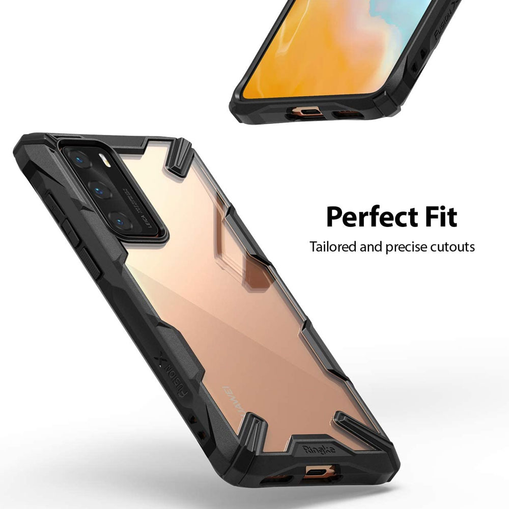 Picture of Huawei P40 Case | Ringke Fusion X Extreme Tough Protection Case for Huawei P40 (Black)