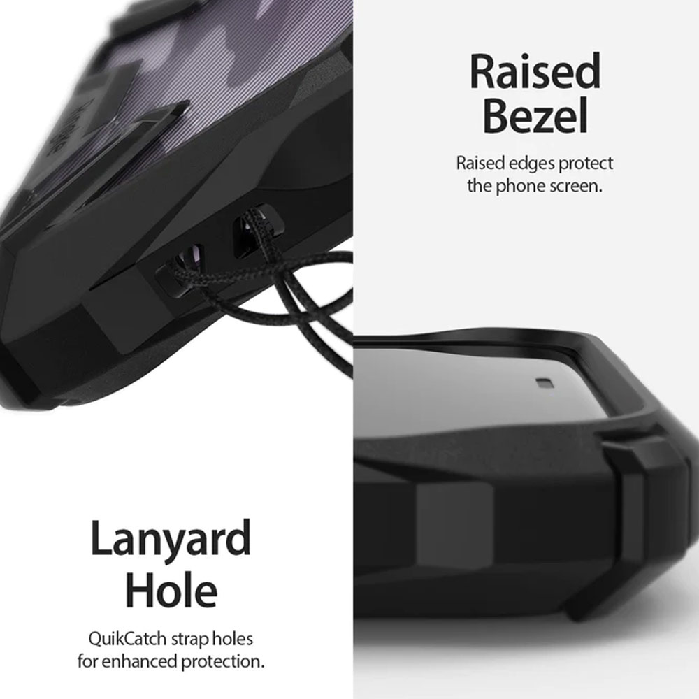 Picture of Apple iPhone 11 6.1 Case | Ringke Fusion X Solid Extreme Tough Protection Case Cover Casing for iPhone 11 6.1 (Camo Black)