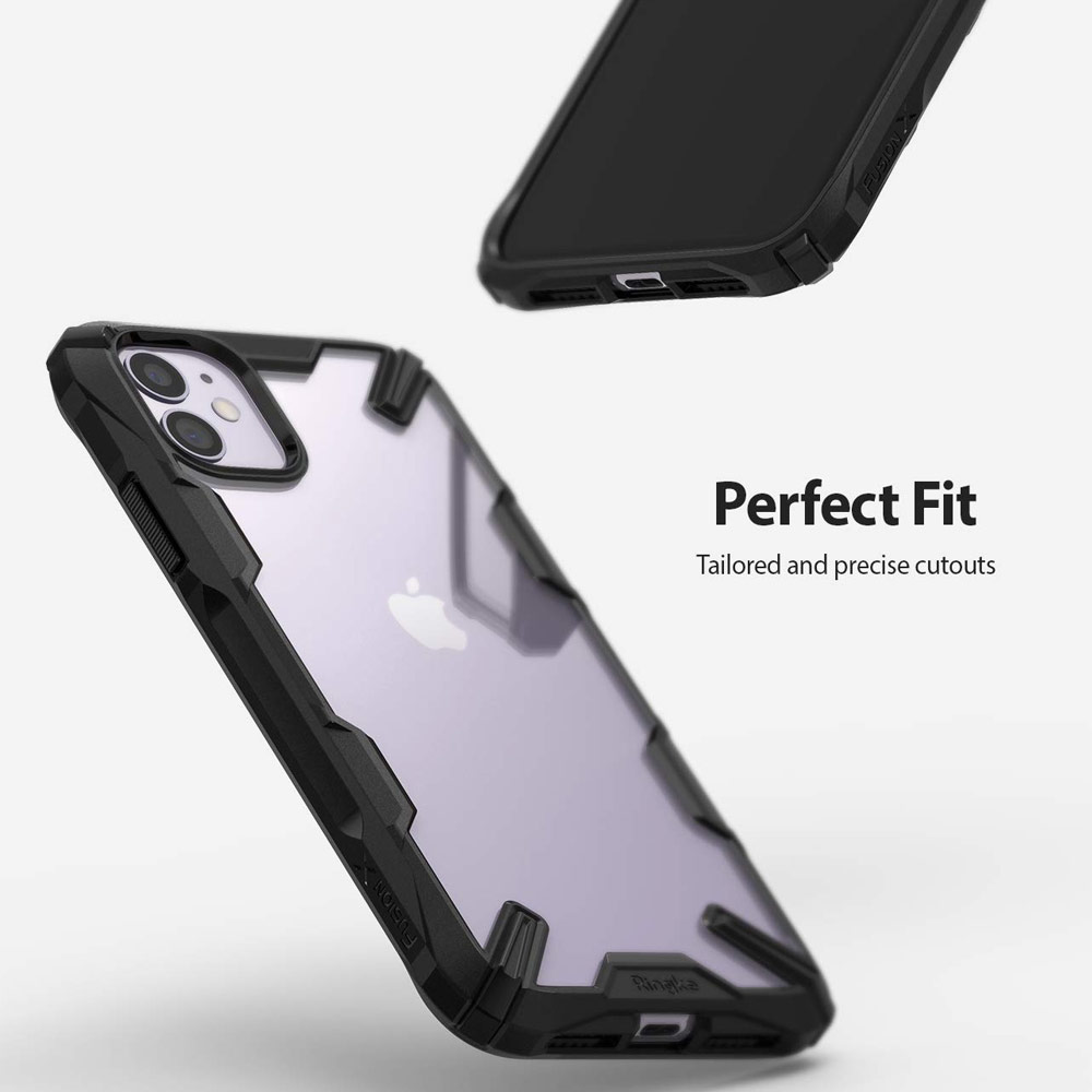 Picture of Apple iPhone 11 6.1  | Ringke Fusion X Extreme Tough Protection for Apple iPhone 11 (Black)