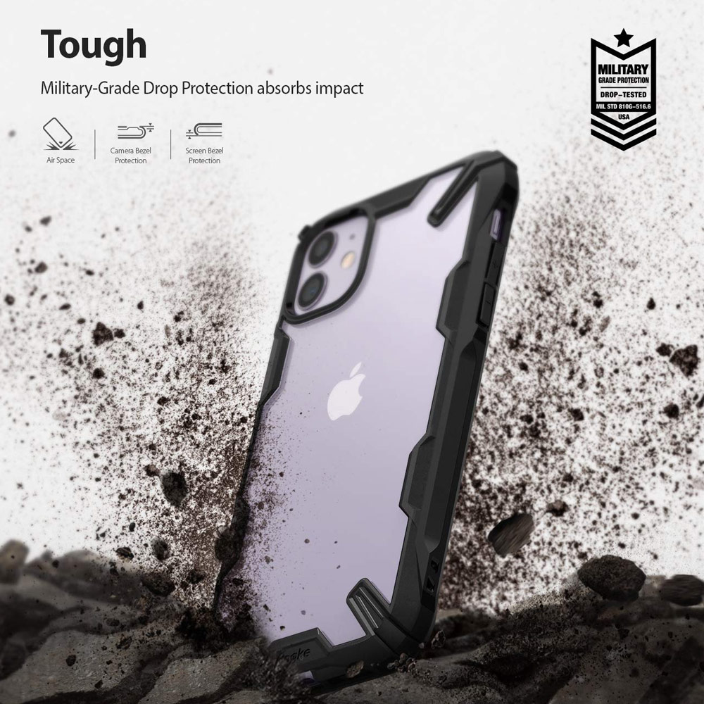 Picture of Apple iPhone 11 6.1  | Ringke Fusion X Extreme Tough Protection for Apple iPhone 11 (Black)